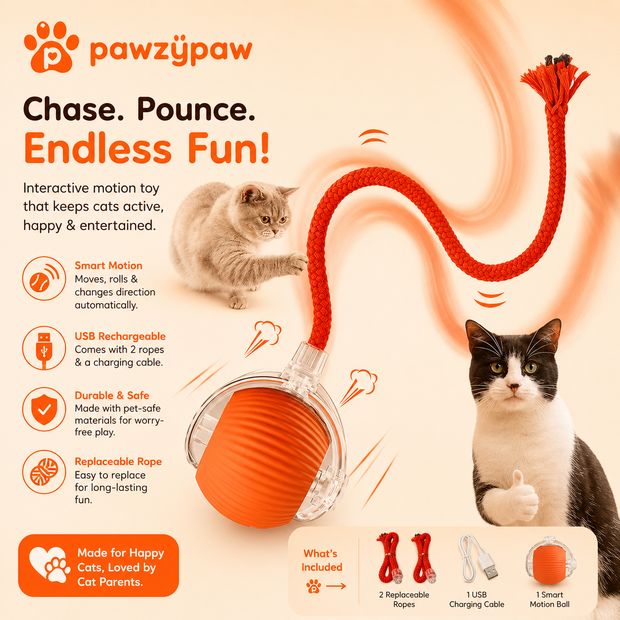 Pawzypaw Interactive Toy